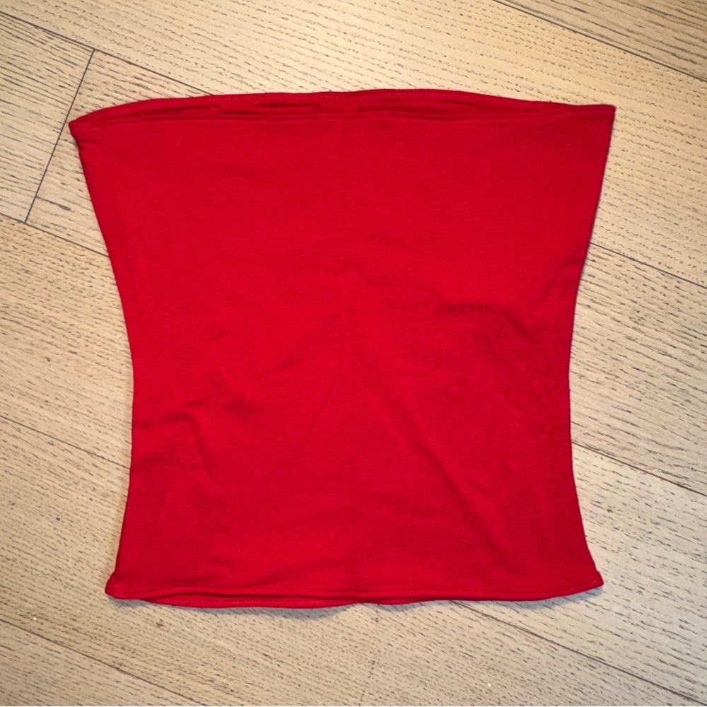 Hollister Reversible Red Tube Top